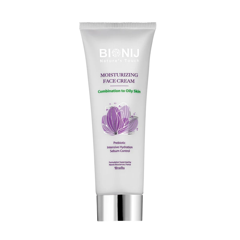 کرم مرطوب‌کننده صورت بیونیج مدل prebiotic مناسب برای پوست‌ مختلط تا چرب حجم 50 میلی‌لیتر