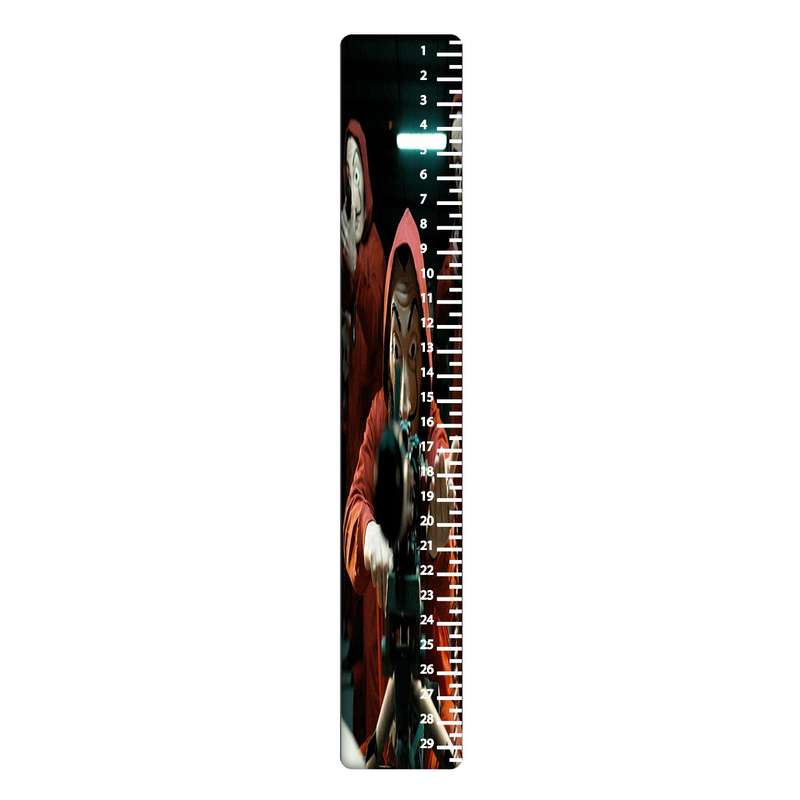 خط کش 30 سانتی متر طرح Money Heist کد 2115