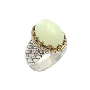 انگشتر نقره مردانه مدل گوهر شب تاب کد 72722