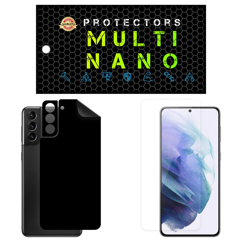 محافظ صفحه نمایش مولتی نانو مدل X-SFM مناسب برای گوشی موبایل سامسونگ Galaxy S21 Plus 5G به همراه برچسب پوششی