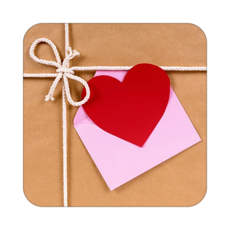 زیر لیوانی کاکتی طرح عاشقانه مدل mp40723