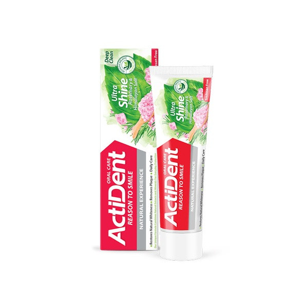 خمیر دندان اکتیدنت مدل Ultra Shine -Ultra Fresh  وزن 100 گرم بسته 2 عددی