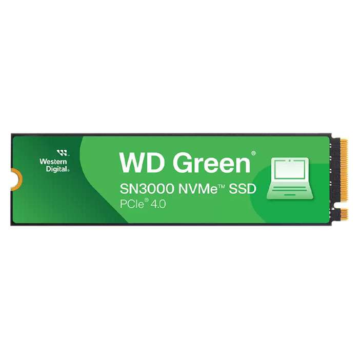 اس اس دی اینترنال PCIe 4.0 وسترن دیجیتال مدل GREEN SN3000 WDS100T4GOE ظرفیت یک ترابایت اس اس دی اینترنال PCIe 4.0 وسترن دیجیتال مدل GREEN SN3000 WDS100T4GOE ظرفیت یک ترابایت
