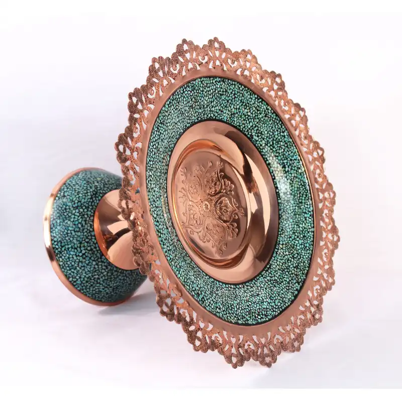 شیرینی خوری فیروزه کوبی طرح مشبک کد shi25