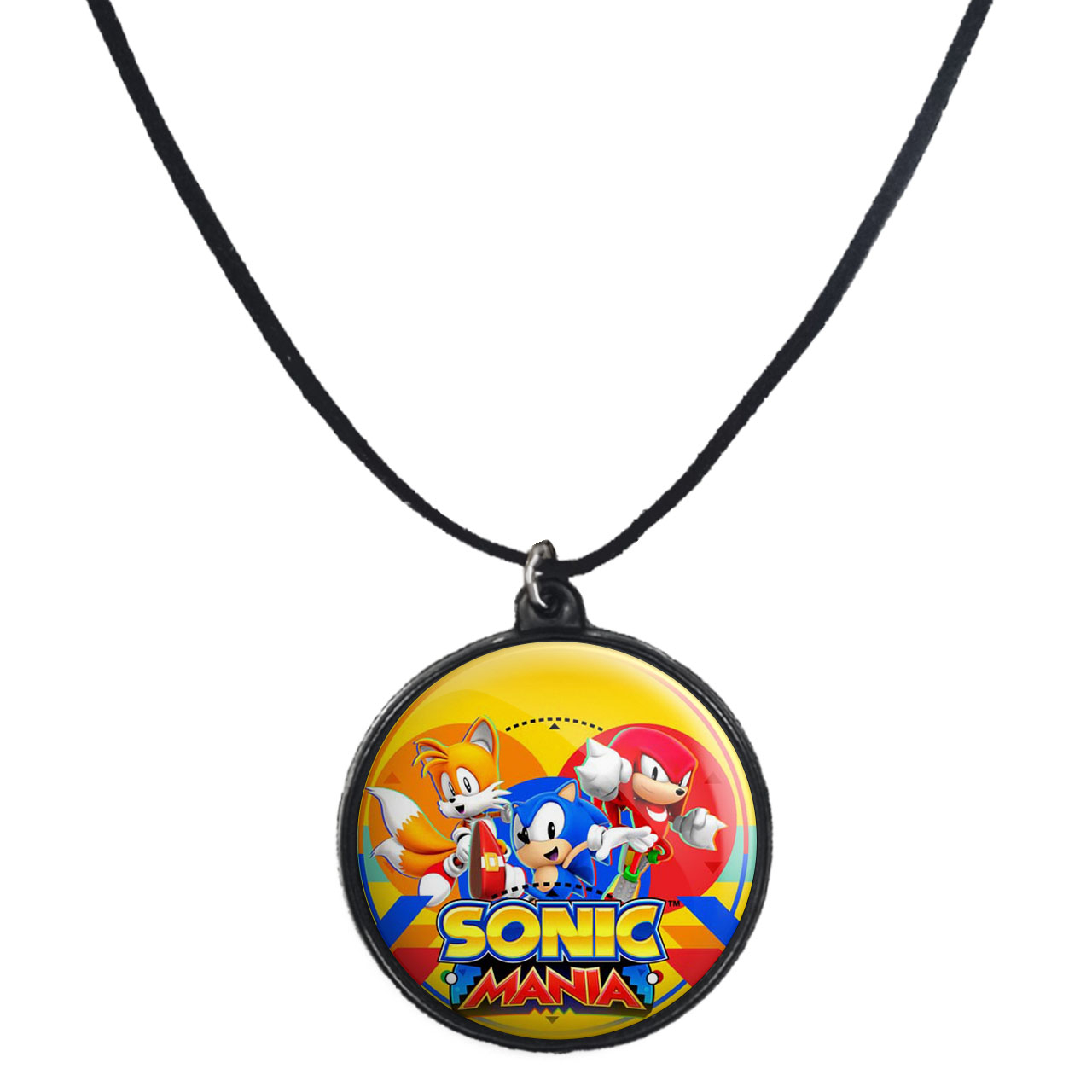 گردنبند پرمانه طرح سونیک کد pmb.2078 مدل دو طرفه