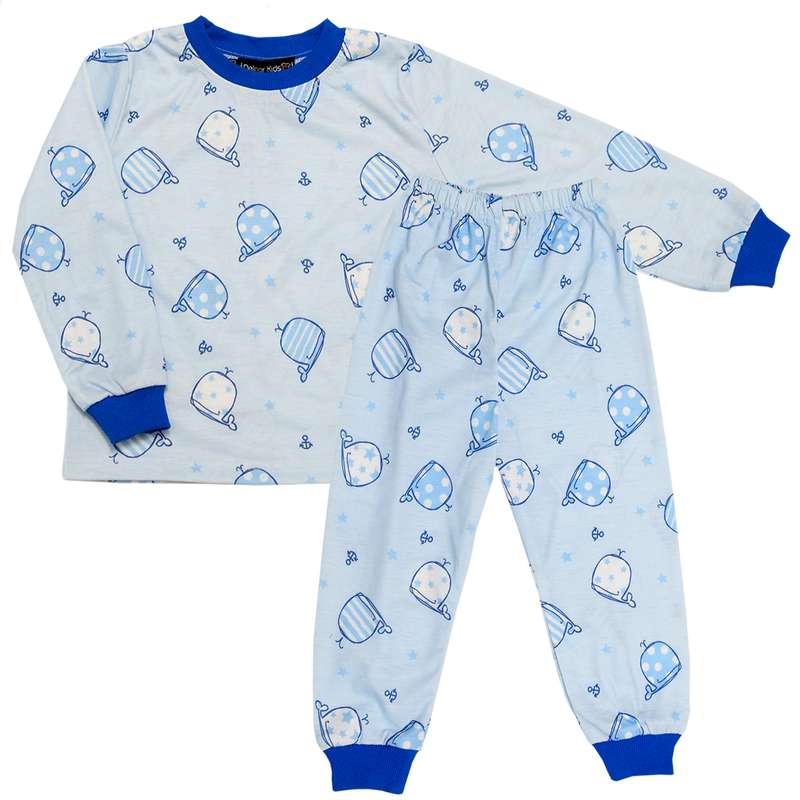 ست تی شرت و شلوار پسرانه مدل نهنگ 