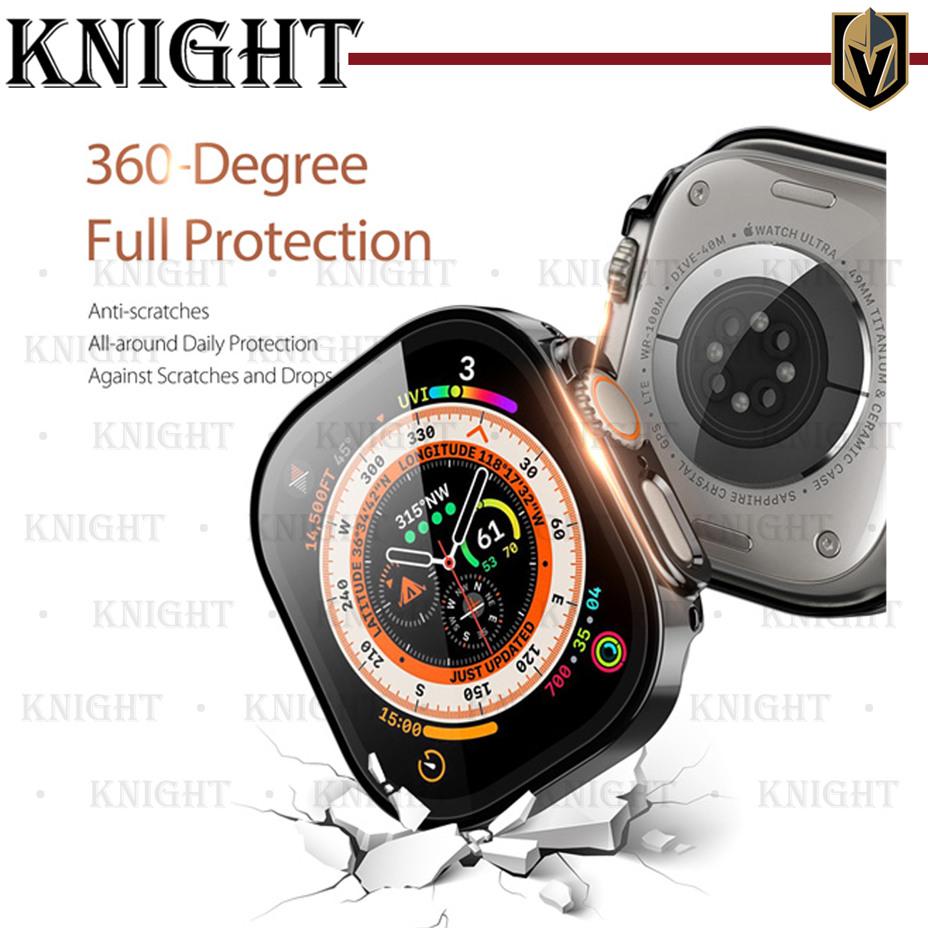 کاور نایت مدل GUARD-KT مناسب برای اپل واچ Ultra / Ultra 2 49mm