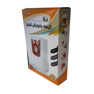 پاکت جاروبرقی لایفیل کد 406 بسته 5 عددی مناسب برای جاروبرقی بوش جی