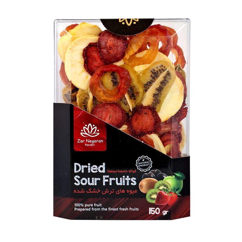 میوه‌های ترش خشک شده زرنگاران - 150 گرم