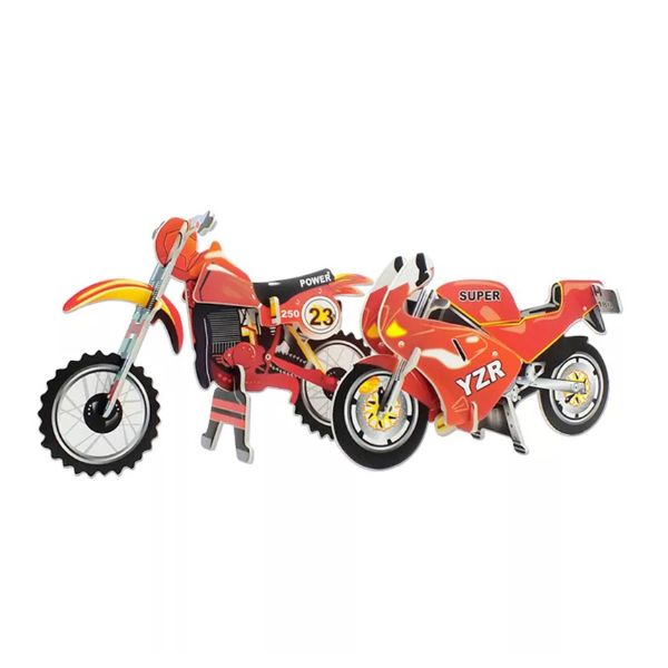 ساختنی مدل motorcycle مجموعه 2 عددی -  - 4