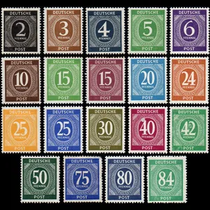 تمبر یادگاری مدل خارجی مجموعه 19 عددی 