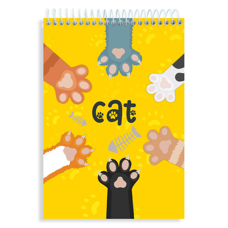دفتر نقاشی 60 برگ های تولد مدل گربه کد N285 