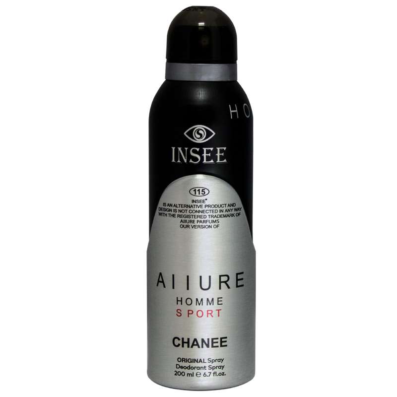 اسپری خوشبو کننده بدن مردانه اینسی مدل Allure حجم 200 میلی لیتر