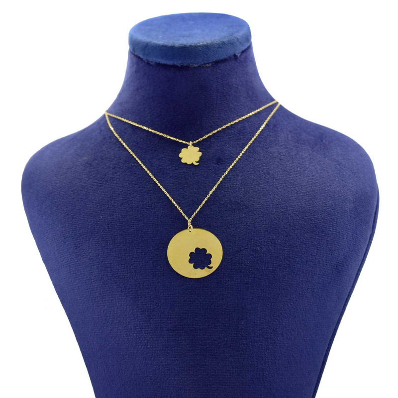 گردنبند طلا 18 عیار زنانه کانیار گالری مدل NE77