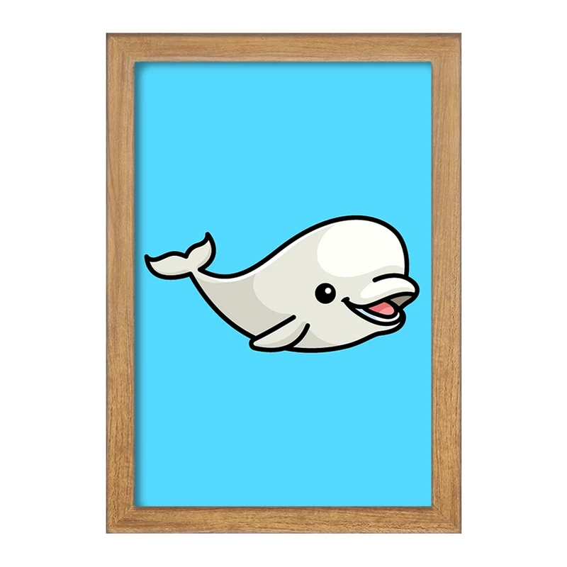 تابلو خندالو مدل حیوانات آبزی نهنگ کد 28158