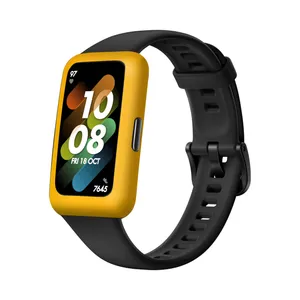 برچسب ماهوت طرح Matte-Deep-Mustard مناسب برای ساعت هوشمند هوآوی Band 7