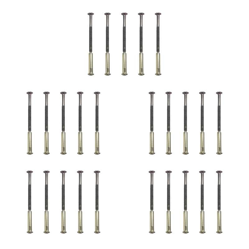 پیچ و مهره فیکس دستگیره مدل Gh-60 بسته 25 عددی