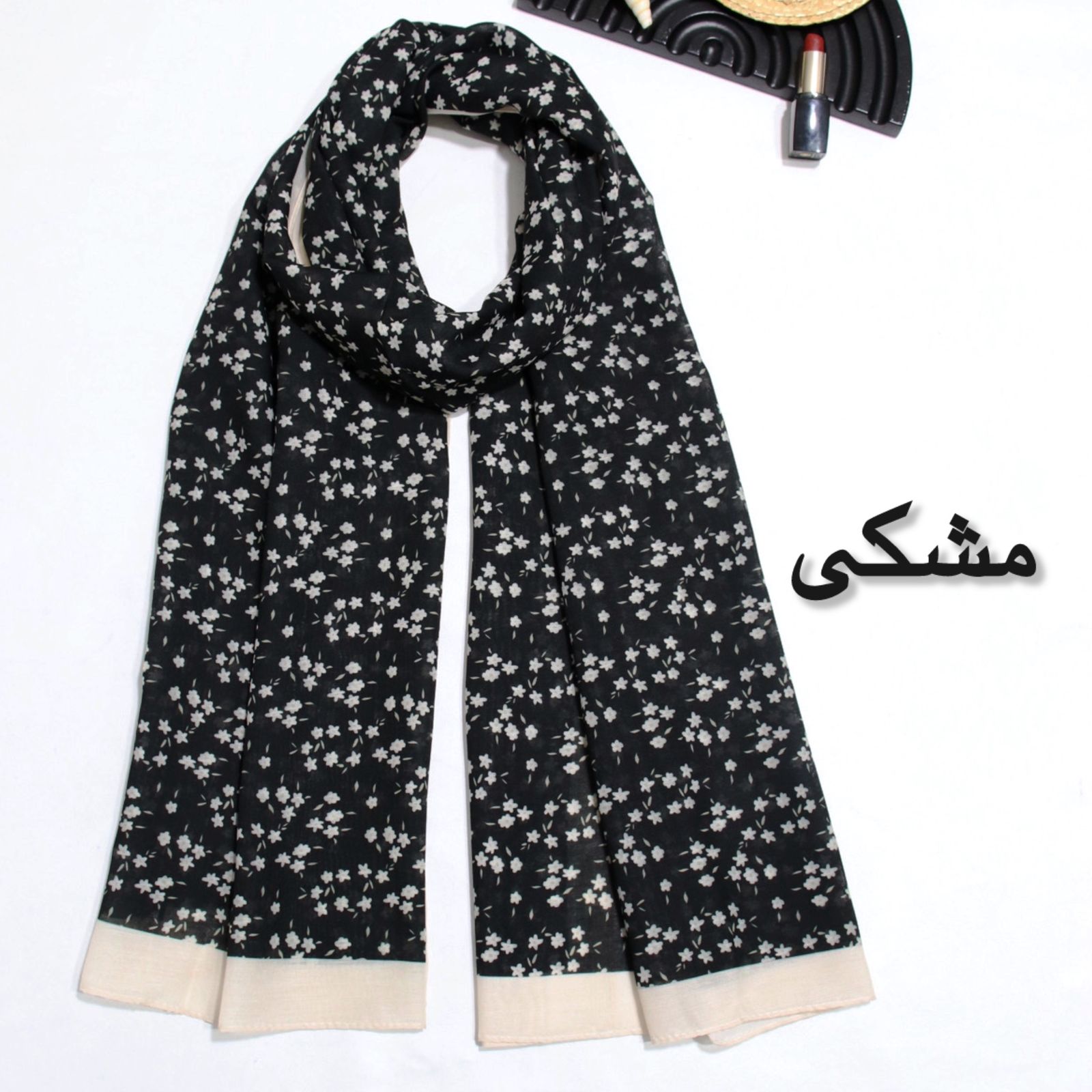 شال زنانه مدل خنک تابستانه طرح گل کد 7062 -  - 21