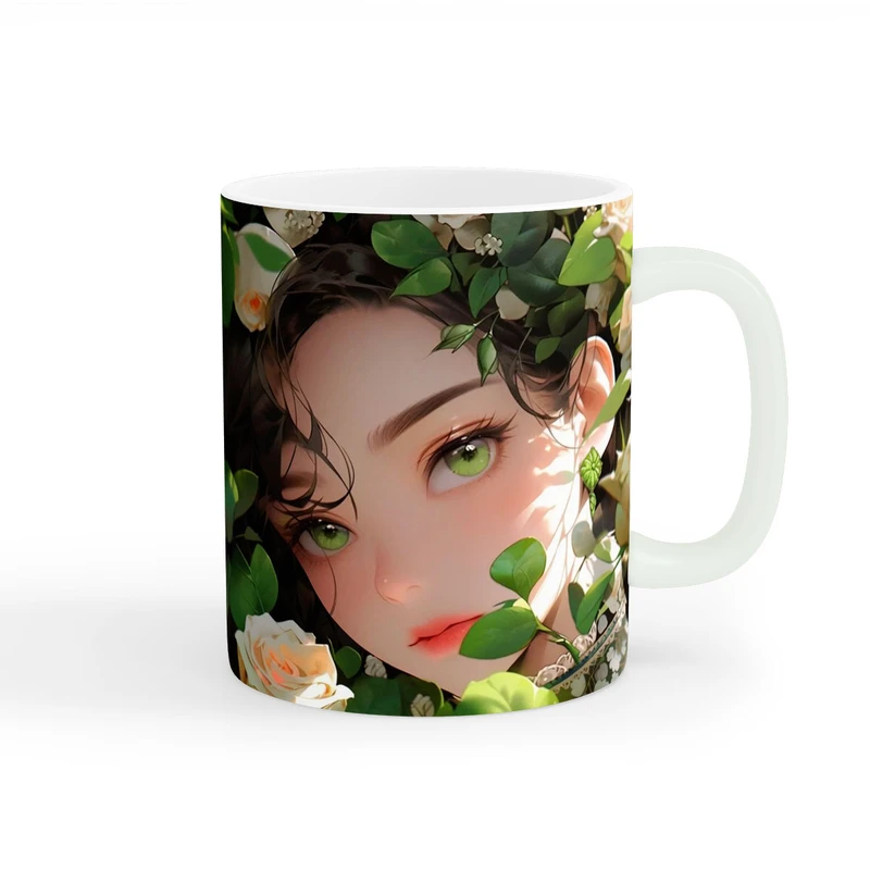 ماگ طرح دخترانه دوست داشتنی کد wall-8173