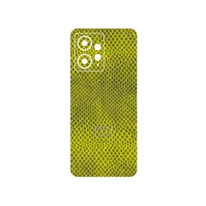 MAHOOT Yellow Snake Skin Cover Sticker for Xiaomi Redmi Note 12 4G