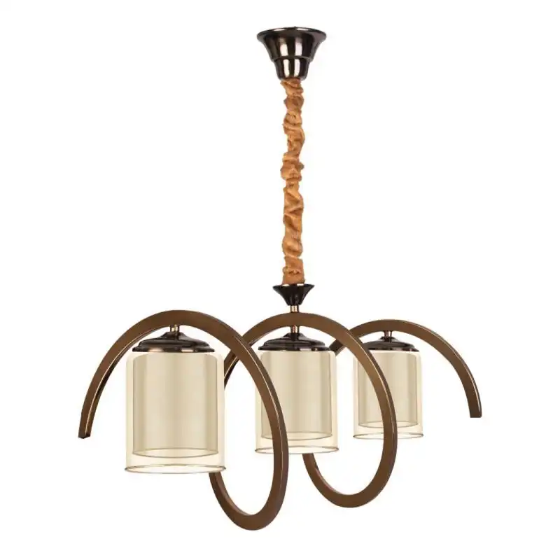 لوستر سه شعله مدل فنری کد 333