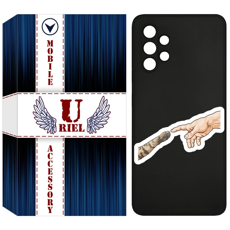 کاور یوریل مدل KSH کد 94 طرح دست گربه مناسب برای گوشی موبایل سامسونگ Galaxy A32 4G