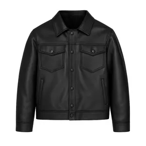 کت چرم مردانه مدل BASIC