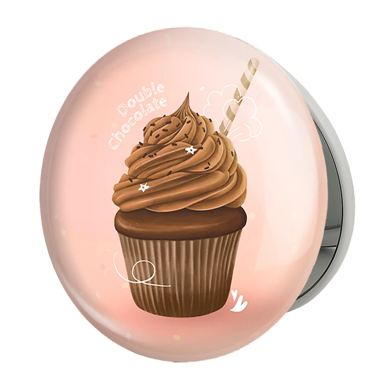 آینه جیبی خندالو طرح کیک و شیرینی پزی مدل تاشو کد 36685