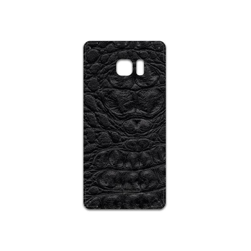 برچسب پوششی ماهوت مدل Black-Crocodile-Leather مناسب برای گوشی موبایل سامسونگ Galaxy Note 7