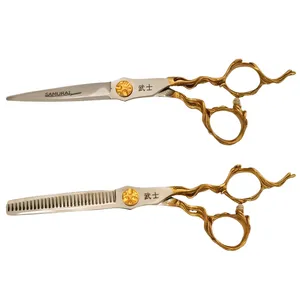 قیچی آرایشگاهی سامورایی مدل SQ60 مجموعه 2 عددی