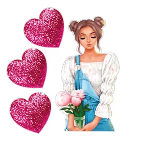 تاپر  تزیین کیک مدل دختر کد t1 مجموعه 4 عددی