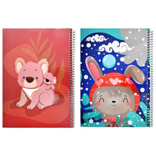 دفتر مشق مدل فانتزی مجموعه 2 عددی