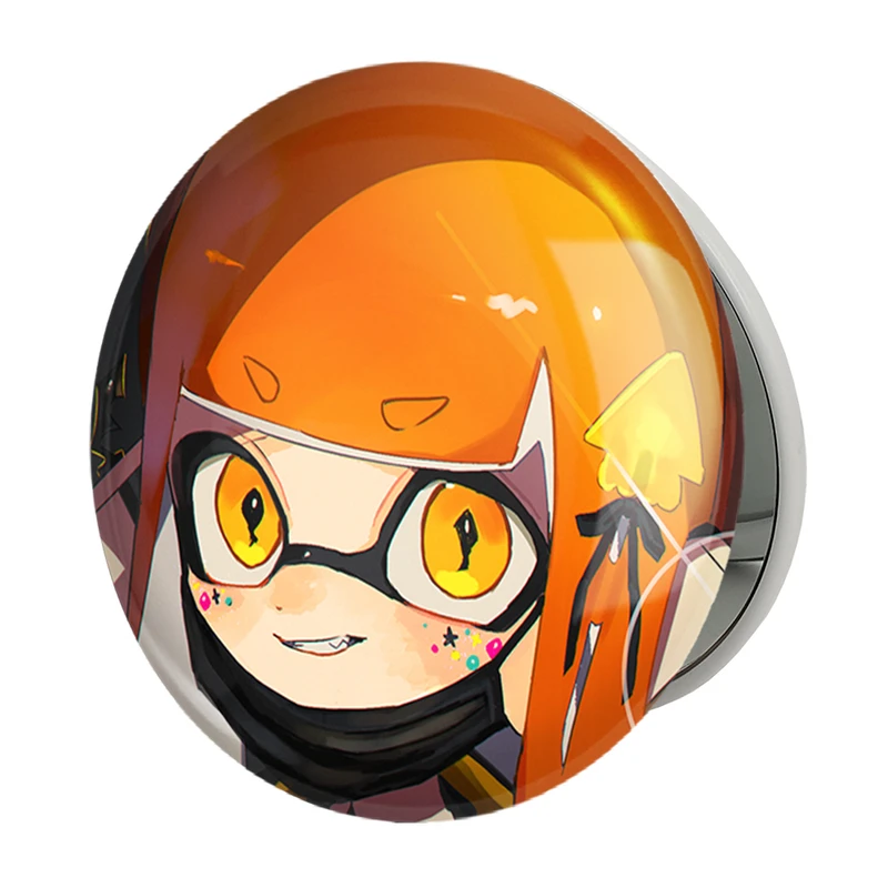 آینه جیبی خندالو طرح بازی اسپلاتون (Splatoon) مدل تاشو کد 33306