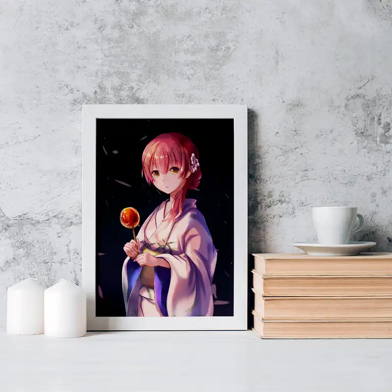 تابلو خندالو مدل شوکو نیشیمیا انیمه سایلنت ویس کد 15809