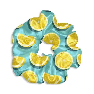 کش مو زنانه مدل اسکرانچی طرح پرتقال کیوت کد SCH0177