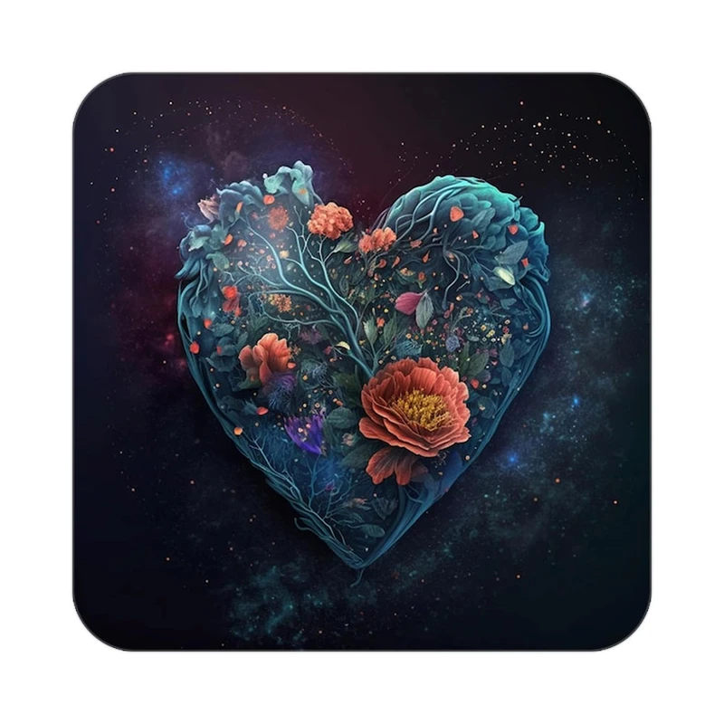 زیر لیوانی کاکتی مدل عاشقانه کد mp13617