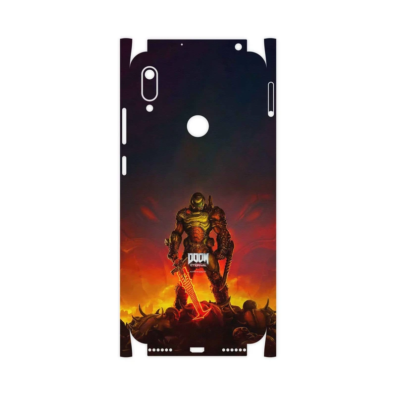 برچسب پوششی ماهوت مدل DOOM Game Series-FullSkin مناسب برای گوشی موبایل هوآوی Y6 Prime 2019