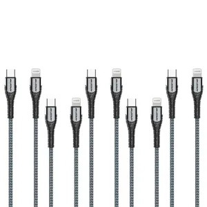 کابل تبدیل USB-C به لایتنینگ کینگ استار مدل k351C طول 1 متر