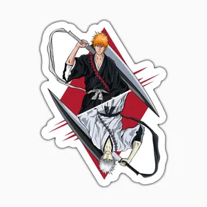 استیکر لپ تاپ و موبایل بووم طرح Anime Bleach کد PS76