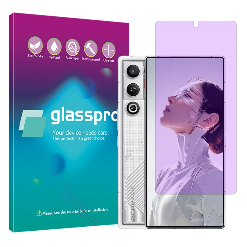 محافظ صفحه محافظ چشم گلس پرو مدل هیدروژلی مناسب برای گوشی موبایل زد تی ای nubia RedMagic 11 Air