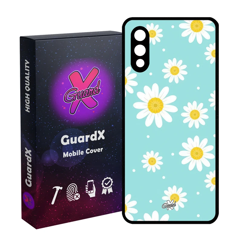 کاور گارد ایکس طرح گل مدل Glass10646 مناسب برای گوشی موبایل سامسونگ Galaxy A02 / M02