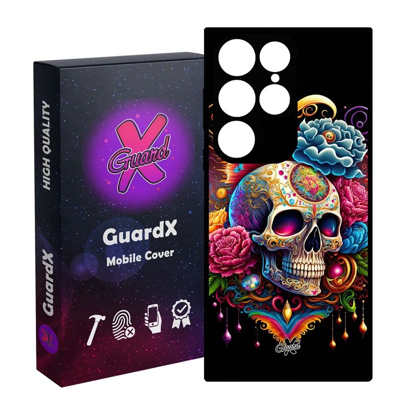 کاور گارد ایکس طرح جمجه مدل Glass10602 مناسب برای گوشی موبایل سامسونگ Galaxy S24 Ultra