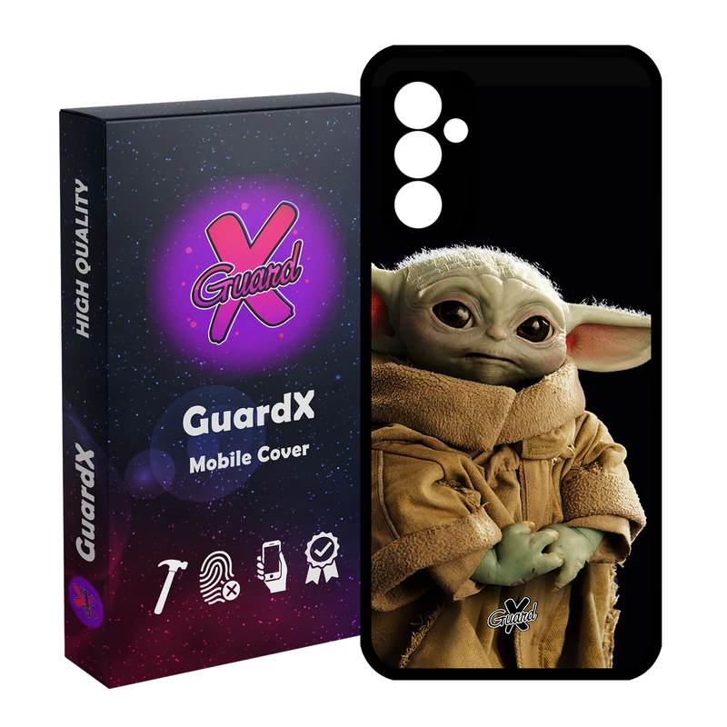 کاور گارد ایکس طرح بیبی یودا مدل Glass10469 مناسب برای گوشی موبایل سامسونگ Galaxy A15 4G / A15 5G