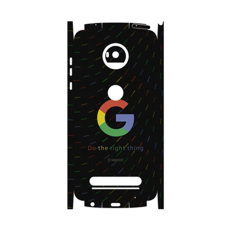 برچسب پوششی ماهوت مدل Ggl-FullSkin مناسب برای گوشی موبایل موتورولا Moto Z2 Play