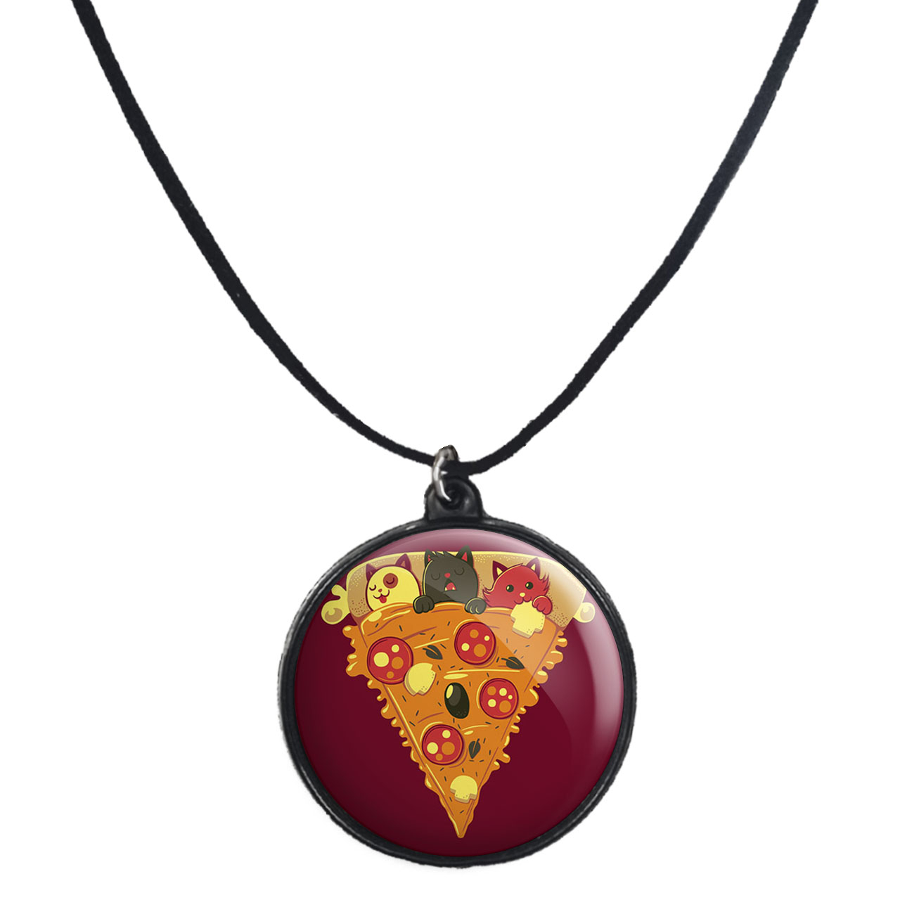 گردنبند پرمانه طرح حیوانات کیوت کد pmb.21455 مدل دو طرفه