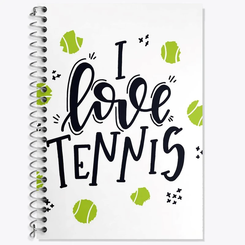 دفتر لغت 50 برگ خندالو مدل تنیس Tennis کد 26633