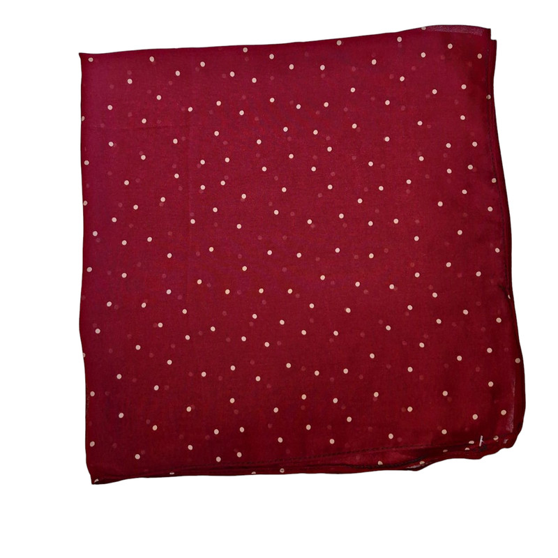 مینی اسکارف زنانه مدل حریر خال خال ریز کد 001