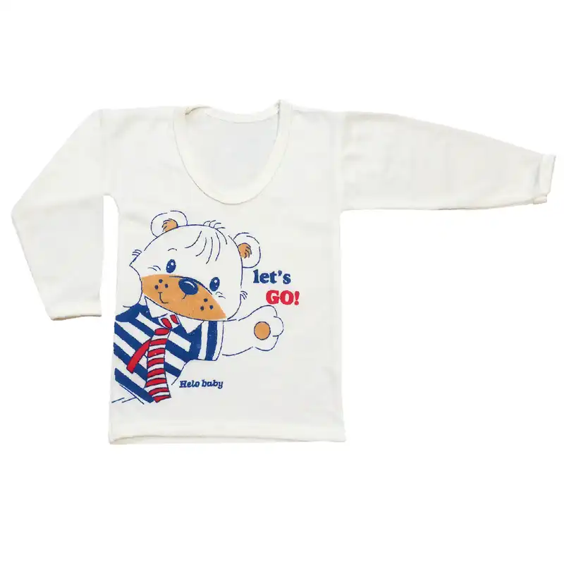 ست تی شرت و شلوار نوزادی مدل Lets Go