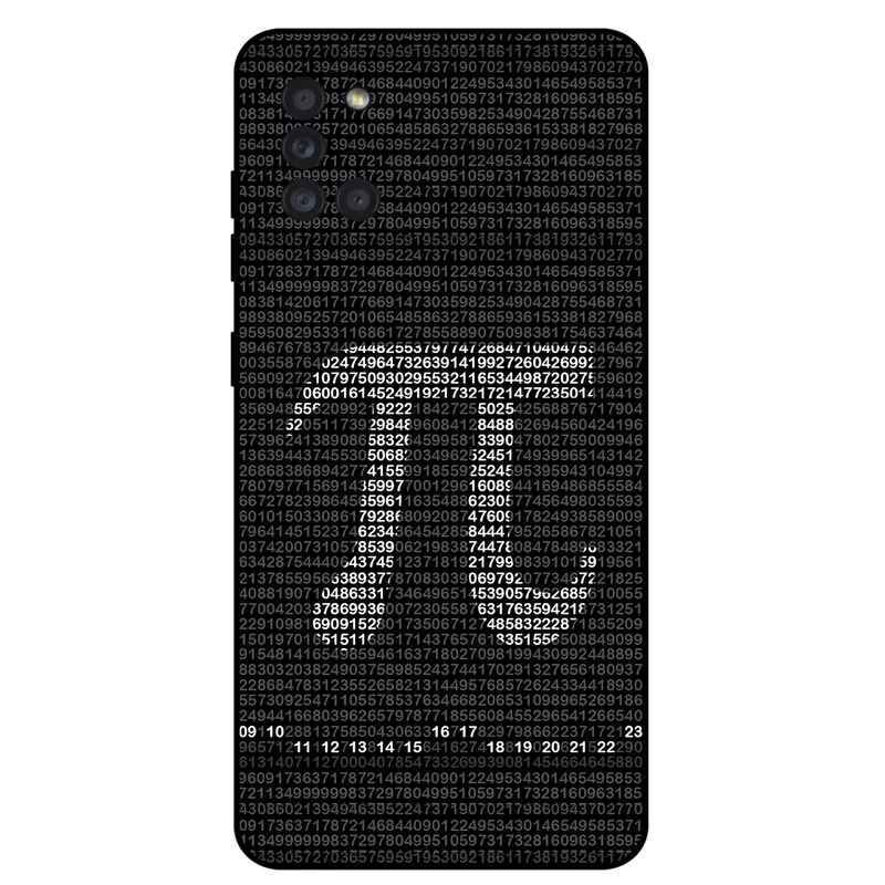 کاور مگافون طرح عدد پی مدل 7240 مناسب برای گوشی موبایل سامسونگ Galaxy A31