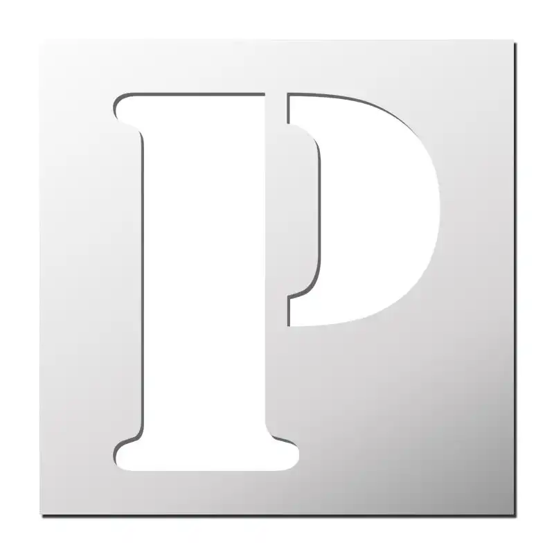 شابلون دکو رستا مدل حروف انگلیسی P کد S419
